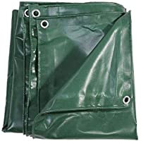 Lona Impermeable Exterior Toldo-Lona Reforzada Impermeable (3 x 4 m- 650 g-m2) Para Leña y Objetos de Jardín- Vehículos…